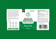 Aronia Berries Supplement Vitamin Organic Alergen Free Label Design
