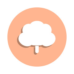 Poster - Tree badge icon. Simple glyph, flat vector of farm icons for ui and ux, website or mobile application