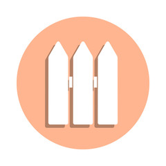 Poster - country fence badge icon. simple glyph, flat vector of farm icons for ui and ux, website or mobile a