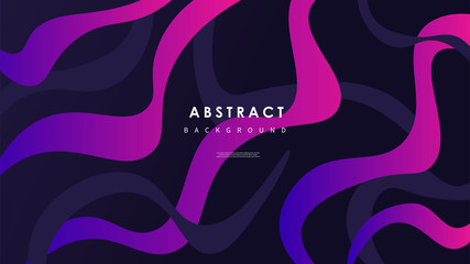 Wall Mural - Abstract wave background with colorful shapes Vector