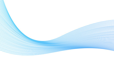 abstract blue wavy lines background