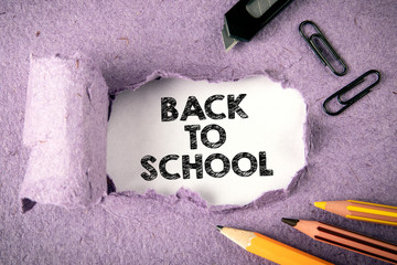 BACK TO SCHOOL. Education, skills, learning and online courses concep