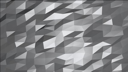 Wall Mural - White abstract background. Low poly 3d triangle texture