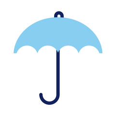 Sticker - umbrella insurance line and fill style icon