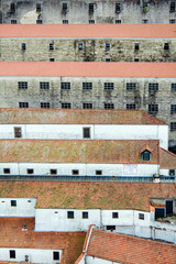 Wall Mural - City landscape, view of the city from the upper point. Porto, Portugal