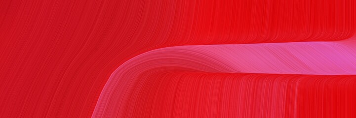 Poster - elegant decorative cover with crimson, strong red and pale violet red colors. fluid curved lines with dynamic flowing waves and curves