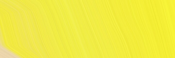Poster - elegant colorful canvas with pastel orange, khaki and pale golden rod colors. fluid curved lines with dynamic flowing waves and curves
