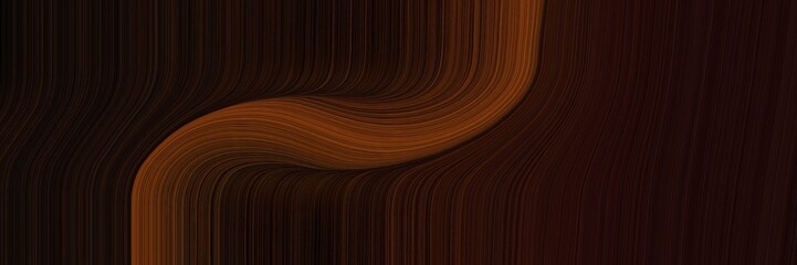 Poster - elegant dynamic poster with very dark red, chocolate and saddle brown colors. fluid curved flowing waves and curves