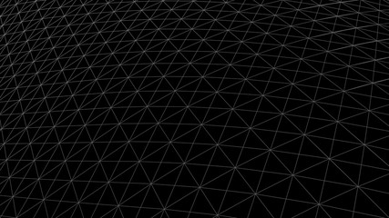 Poster - Vector perspective grid. Detailed lines forming an abstract background