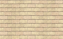 Realistic Vector Brick Wall Seamless Pattern. Yellow Sand Brick Texture Background For Print, Paper, Design, Decor, Photo Background