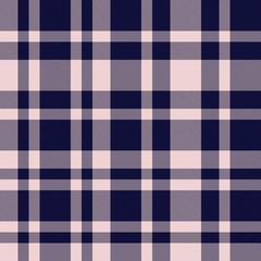 Pink and Navy Plaid Tartan Checkered Seamless Pattern