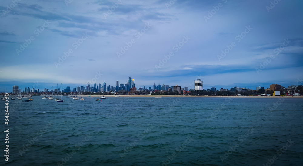 Melbourne city CBD skyline