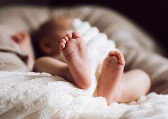 newborn baby feet