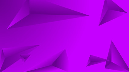 Wall Mural - Abstract purple polygon on gradient background. Vector illustration