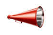 Old style red megaphone