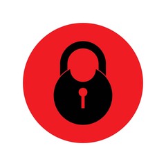 Poster - Padlock icon