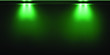 Background with glowing green Lights. Beautiful banner design with glowing glittering lights