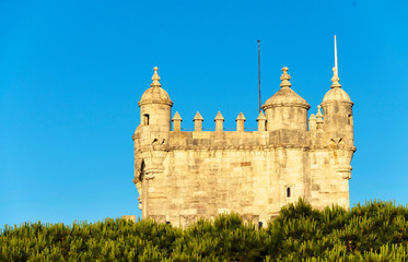 Wall Mural - Belem Tower in sunset light, Lisbon, Portugal