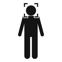 Poster - face authentication icon. simple illustration of face authentication vector icon for web design isol