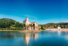 Schoenbuehel Castle At The Danube River In Wachau, Lower Austria