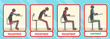 © artshotphoto - Correct and incorrect positions for sitting on the chair