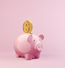 Wall Mural - piggy bank