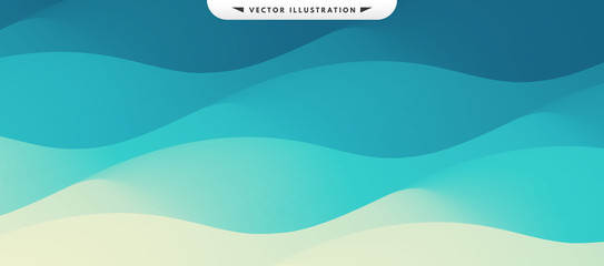 Water surface. Blue abstract background. Vector illustration for design.