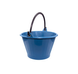 Wall Mural - Plastic bucket on a white background