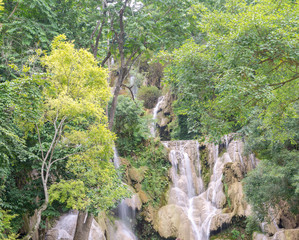 Kuang Si Waterfalls, Luang Phrabang, Laos 2019, Aug.