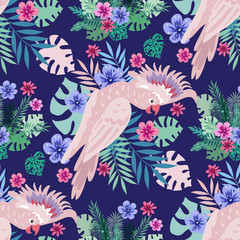 Naklejka na meble Parrot pattern 45