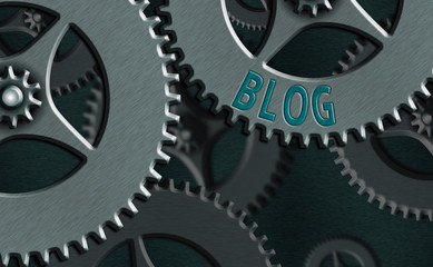 Poster - Word writing text Blog. Business photo showcasing regularly updated website web page run by individual