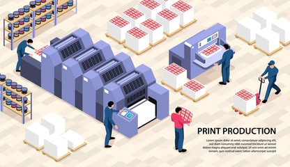 Wall Mural - print production horizontal illustration