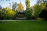 Fototapeta  - Queen Astrid parc in the city centre of the historic city Bruges in Belgium