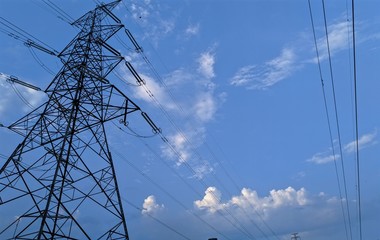 Tower lins with clouds