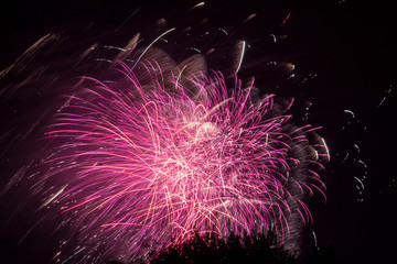 Wall Mural - Fireworks. An image of a beautiful fireworks