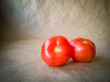 Fresh tomatoes on a dark background. Red tomato close up