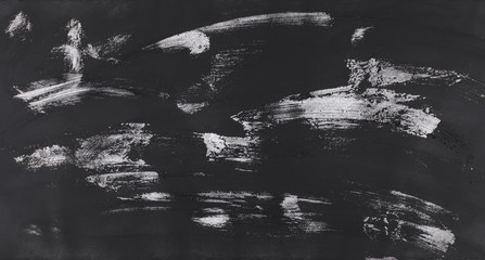 Poster - abstract background and texture smeared black concrete surface