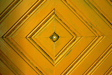Yellow Rectangles On The Door