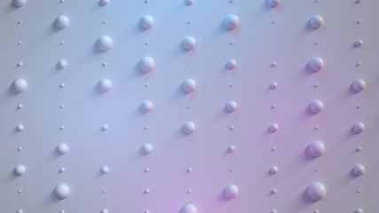 Poster - 3d render of elegant bright background with blue and purple colors. Loop animation.
