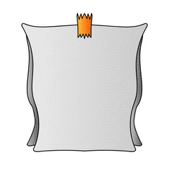 Poster - paper vector design. digital hand drawn. halftone texture