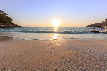 Wall Mural - Marble beach (Saliara beach), Thassos Islands, Greece