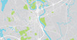 Urban vector city map of Concord, USA. New Hampshire state capital