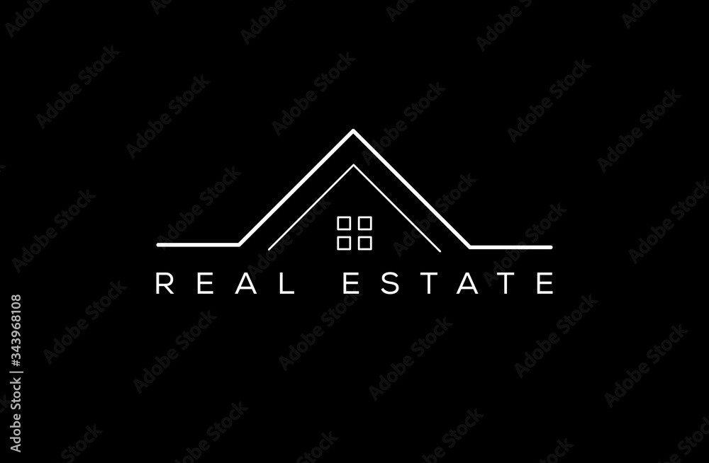 Real estate logo,sign,icon.Logo concept of architecture design,real estate business. - obrazy, fototapety, plakaty 