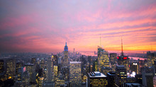 New York City Sunset RoofTop