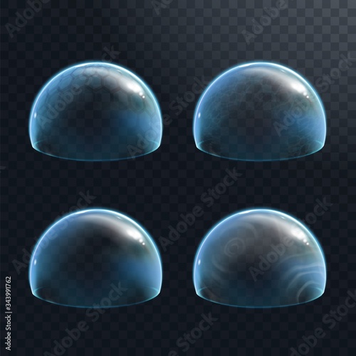 Fotografía Force field on transparent background