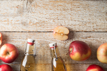 Wall Mural - Cider with apples