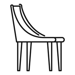 Poster - kitchen modern chair icon. outline kitchen modern chair vector icon for web design isolated on white