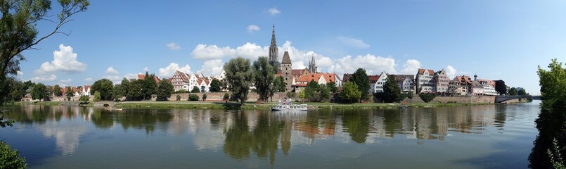 Canvas Print - Donau in Ulm