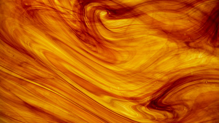 Wall Mural - Red and Amber Glass Swirl