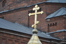 Cross On The Church Of The Holy Sepulchre